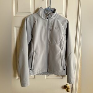 The North Face Light Gray Softshell Jacket